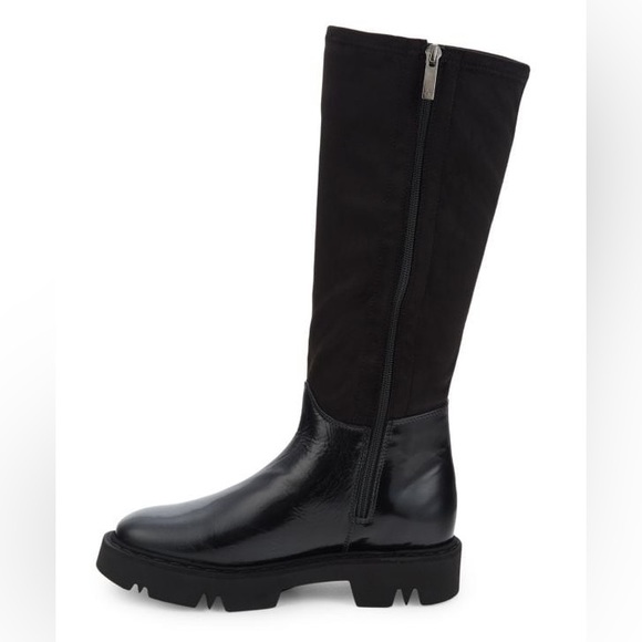 🔥🔥🔥NEW Aquatalia Hillaria Leather & Suede Knee High Boots - Picture 5 of 14